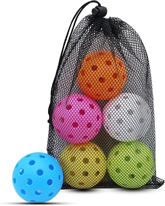 X-40 Outdoor Pickleballs - Official Ball of USA Pickleball, APP Tour + Pickleball US Open-6 Pack