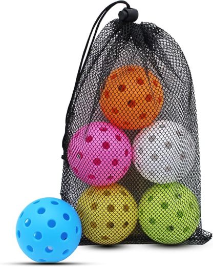 X-40 Outdoor Pickleballs - Official Ball of USA Pickleball, APP Tour + Pickleball US Open-6 Pack