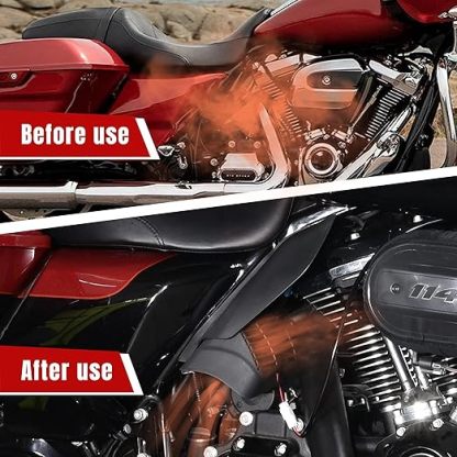 CoolFlow Fan for Harley Davidson Touring Models，Oil Cooler Fan with Heat Shield for Harley Touring CVO Road Glide Limited Tri Glide CVO Ultra Limited Electra Glide Ultra Classic 2017-2024