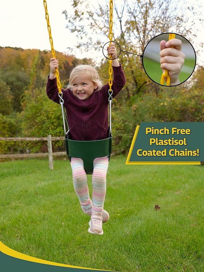 High Back Full Bucket Toddler Swing Seat Infant Swing
