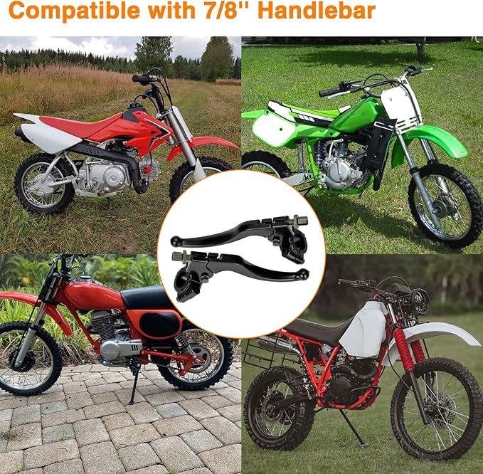 Universal 7/8" Clutch & Brake Lever Set for Pit Bikes and Dirt Bikes