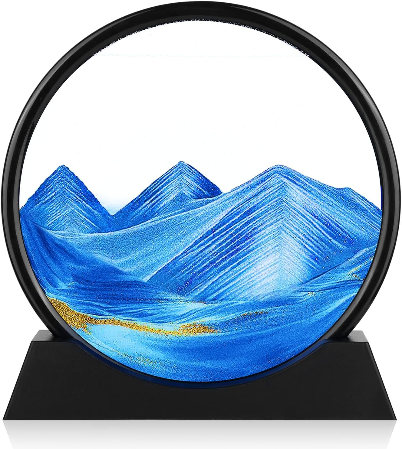 Moving Sand Art Picture – 3D Deep Sea Sandscape in Glass