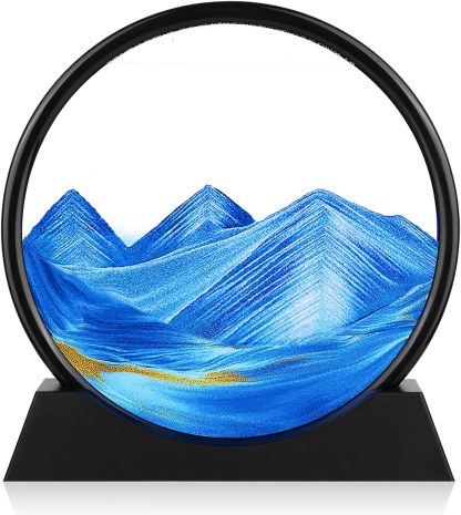 Moving Sand Art Picture – 3D Deep Sea Sandscape in Glass