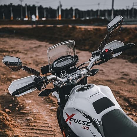 Upgraded Adventure Motorcycle Mirrors – Vibration-Free Ball-Head Design