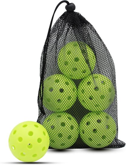 X-40 Outdoor Pickleballs - Official Ball of USA Pickleball, APP Tour + Pickleball US Open-6 Pack