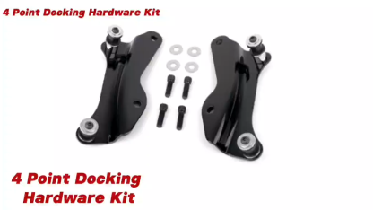 Chrome 4-Point Docking Hardware Kit for Harley Touring 2014-2025 Models