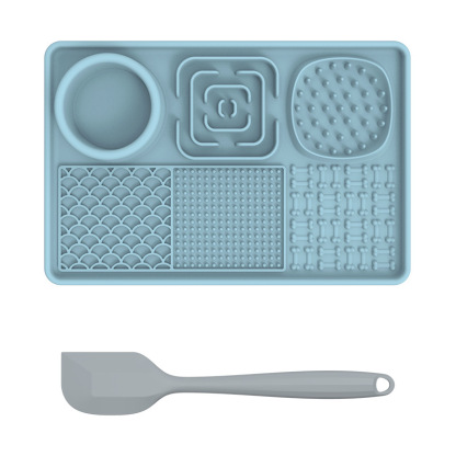 Lick Mat for Dogs, Slow Feeder Licking Mat with Suction Cups for Food and Water, Silicone Feeding Mat Perfect for Anxiety Relief Suitable for Butter Food Yogurt Peanut