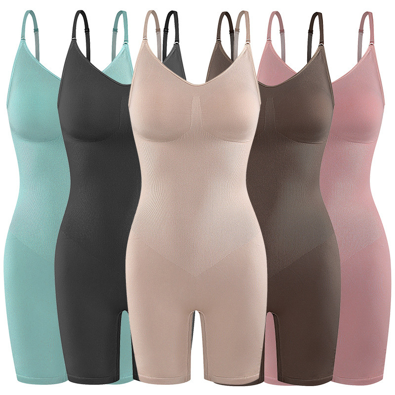 FeelinGirl Seamless Covered Bust Jumpsuit Thong Bodysuit Fit Womenswear Comfort Shapewear 6