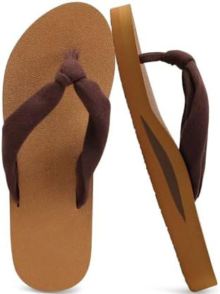 Flip Flops for Women with Arch Support Yoga Mat Comfortable Summer Beach Walking Thong Cushion Sandals Slip On Indoor Outdoor