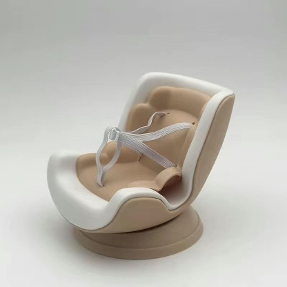 Car Seat Protector for 17cm Doll, Desktop Ornament Set with Accessories,Air Vent Stuffed Toy Carseat, Perfect for Car Decoration and Display,Suitable for 17cm Dolls(Doll Not Included)