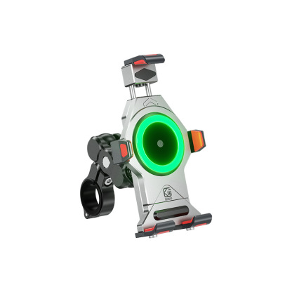 Motorcycle Phone Mount with 15W Wireless Charging – Universal & Waterproof