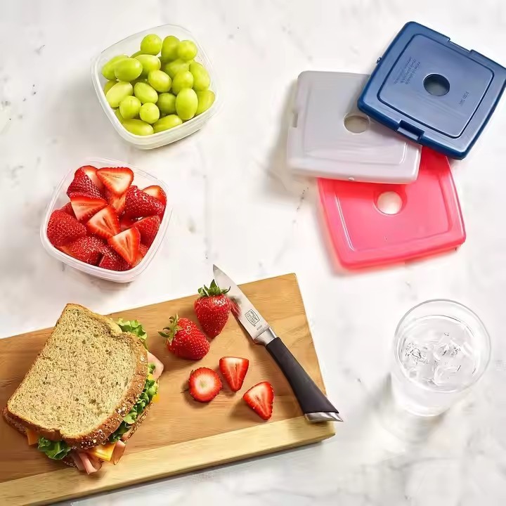 Fresh, Reusable & Long-Lasting Slim Ice Packs, Cold Packs for Lunch Boxes, Ice Packs for Lunch Bags