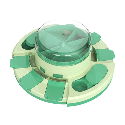 Dog Puzzle Toy 2 Levels, Slow Feeder, Pup Food Treat Feeding Dispenser for IQ Training and Entertainment for All Breeds 4.2 Inch Height