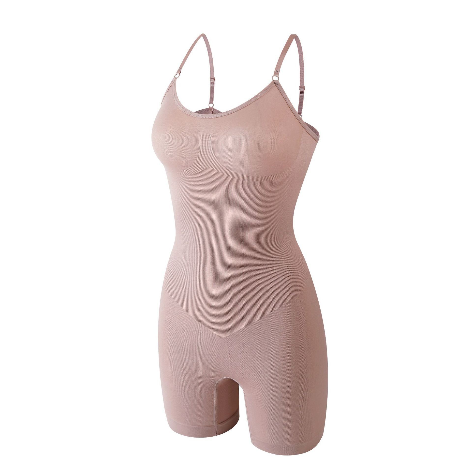 FeelinGirl Seamless Covered Bust Jumpsuit Thong Bodysuit Fit Womenswear Comfort Shapewear 6