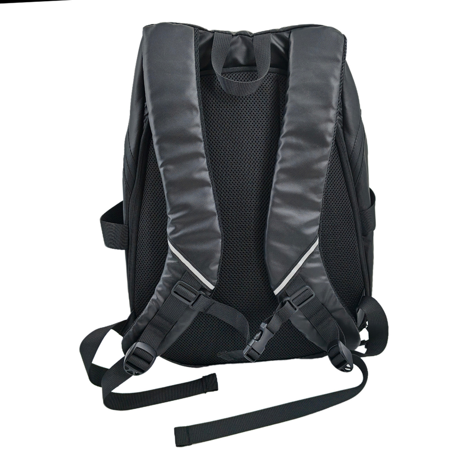 Motorcycle Backpack with Helmet Carry - Water Resistant & Reflective