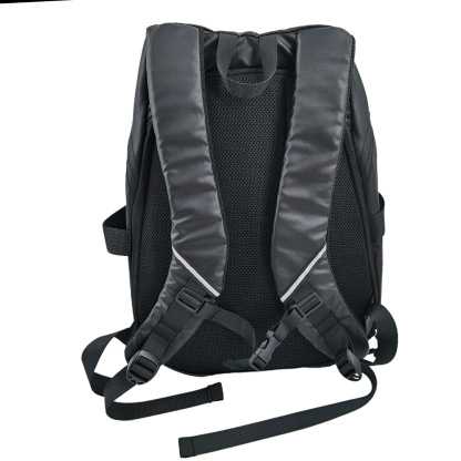 Motorcycle Backpack with Helmet Carry - Water Resistant & Reflective