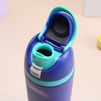 Insulated Stainless Steel Water Bottle with Straw for Sports, Travel, and School BPA-Free Sports Water Bottle