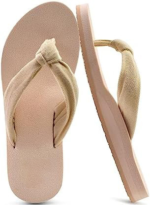 Flip Flops for Women with Arch Support Yoga Mat Comfortable Summer Beach Walking Thong Cushion Sandals Slip On Indoor Outdoor