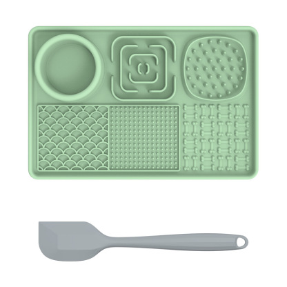 Lick Mat for Dogs, Slow Feeder Licking Mat with Suction Cups for Food and Water, Silicone Feeding Mat Perfect for Anxiety Relief Suitable for Butter Food Yogurt Peanut