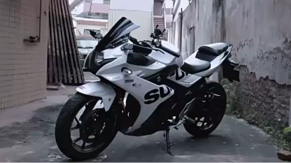 Universal Motorcycle Wing Mirrors - Convex Glass Rearview Set