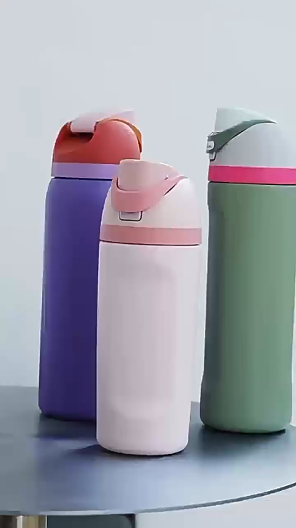 Insulated Stainless Steel Water Bottle with Straw for Sports, Travel, and School BPA-Free Sports Water Bottle