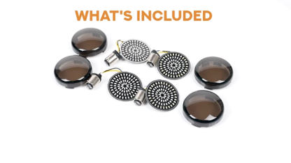 1157/1156 LED Turn Signal Kit - 81-LED Ultra Bright Bulbs for Harley Davidson