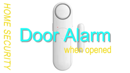 Window & Door Entry Alarm (2-Pack) – 120dB Security Sensor for Home & Child Safety