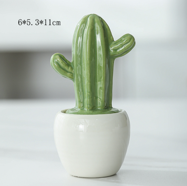 Foolproof Greenery: Glass Potted Cactus for the Not-So-Green-Thumbed