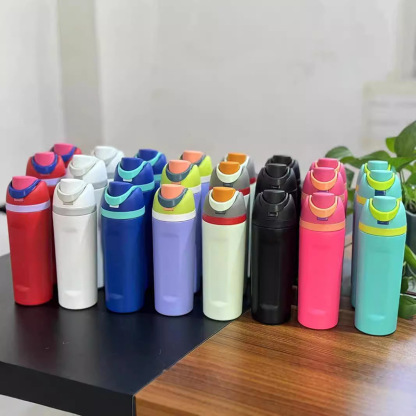 Insulated Stainless Steel Water Bottle with Straw for Sports, Travel, and School BPA-Free Sports Water Bottle