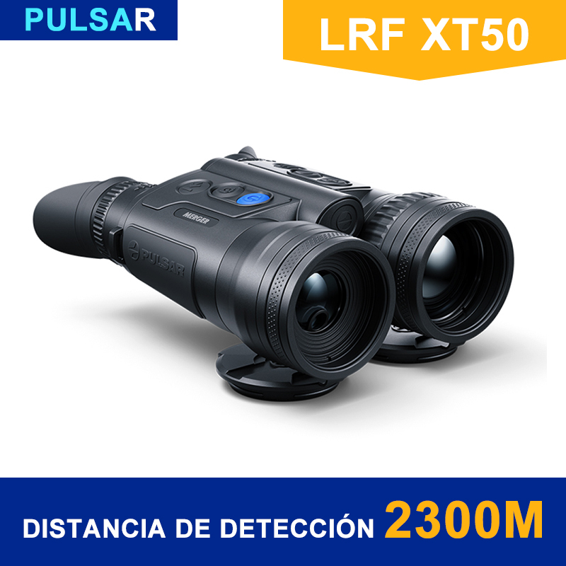 Imagen térmica binocular clásica Pulsar-LRF XP50, detección precisa Lynred y seguimiento extremo