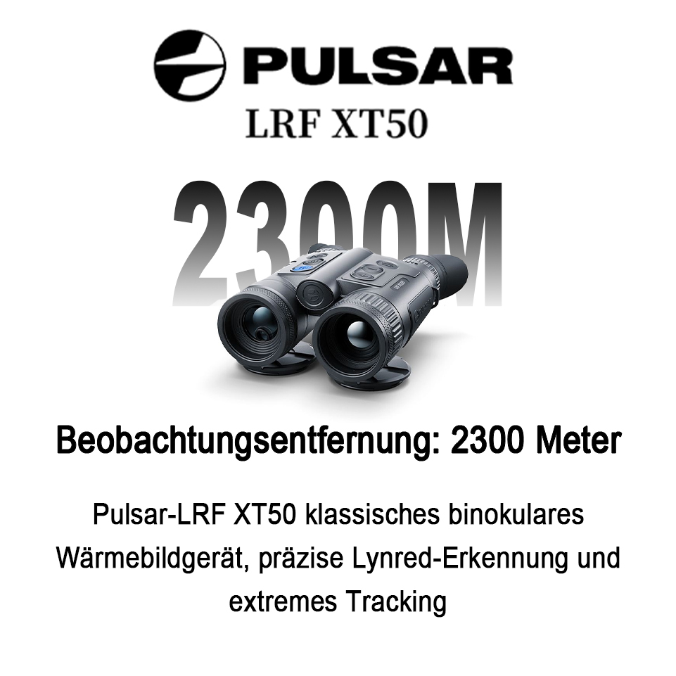 Das klassische Fernglas Pulsar-LRF XP50 wurde von Lynred auf einem extremen Schlitten entdeckt