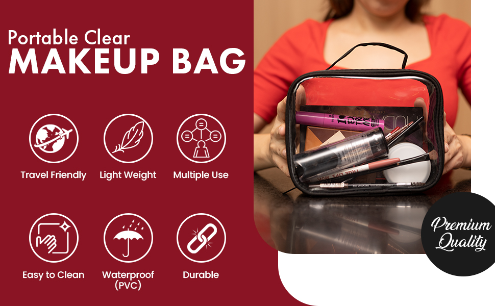 tsa approved quart size travel bag clear
