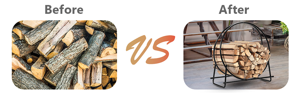 Costway Firewood Rack 40"