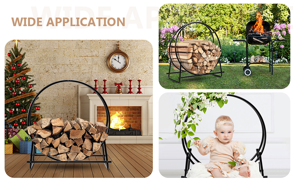 Costway Firewood Rack 40"