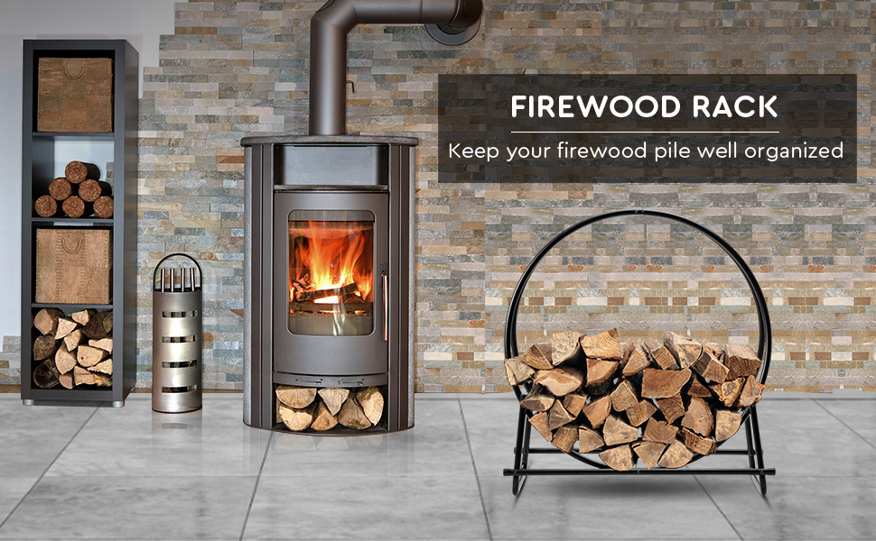 Costway Firewood Rack 40"