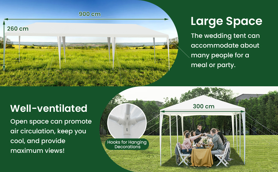 Outdoor Waterproof Gazebo Canopy
