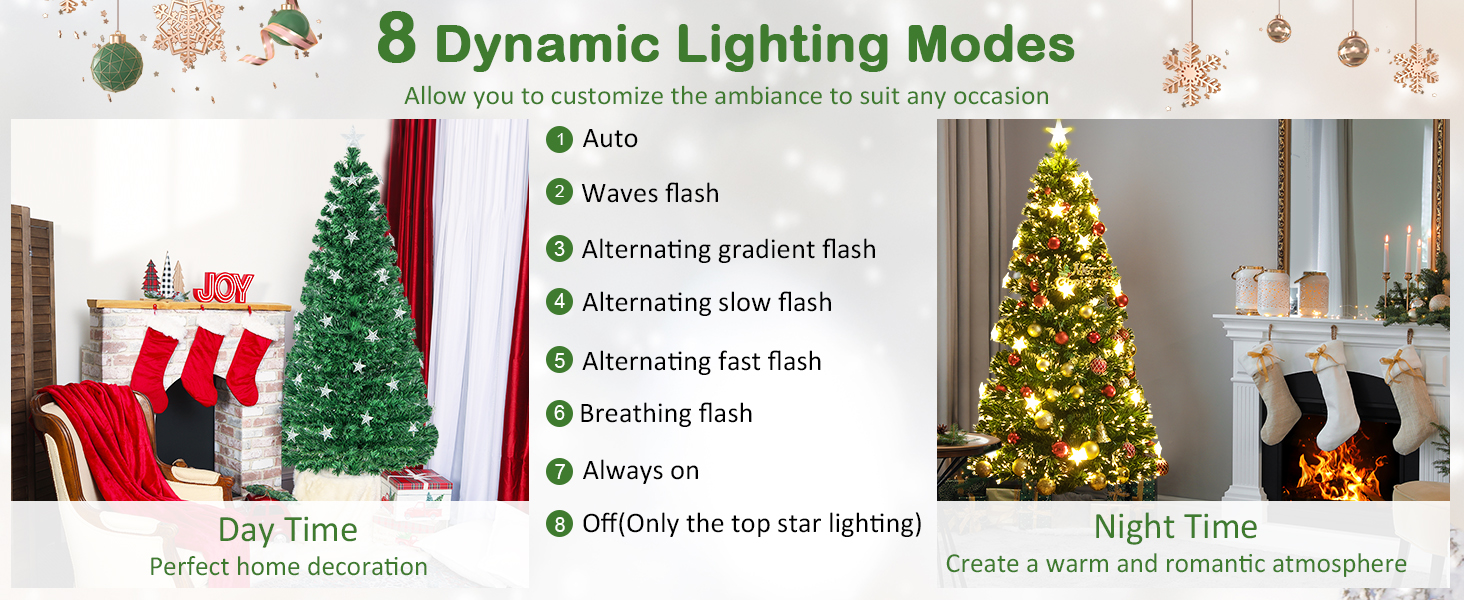 Costway 1.5M Pre-Lit Christmas Tree, Artificial Xmas Tree with 180 Branch Tips