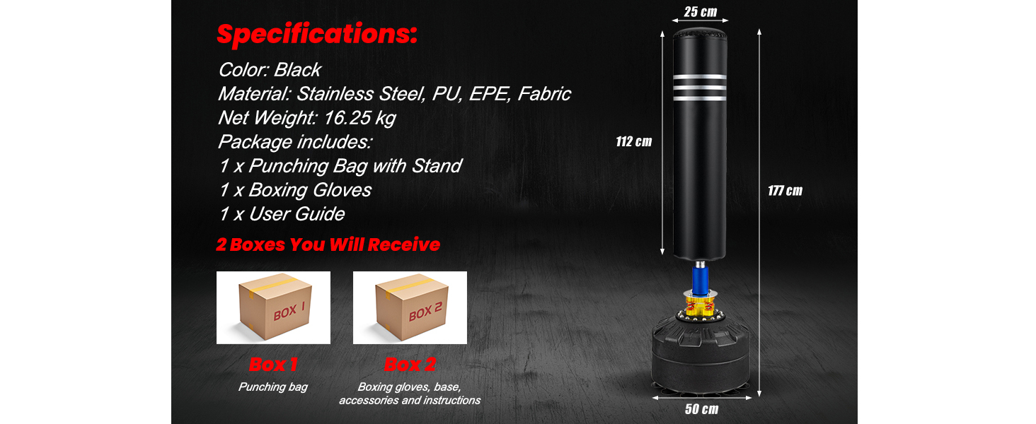 Costway Freestanding Punching Bag