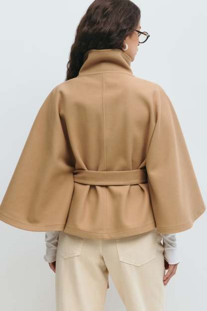 Belt cape jacket