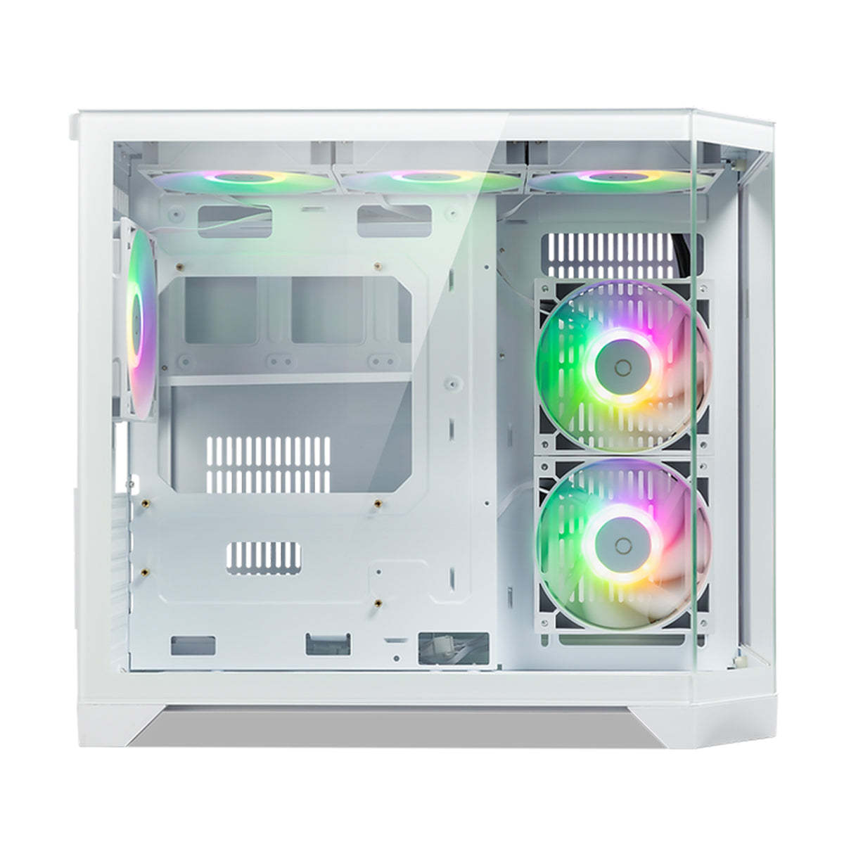 TECWARE VX TRINITY M Black / White Micro ATX (mATX) Gaming PC Case