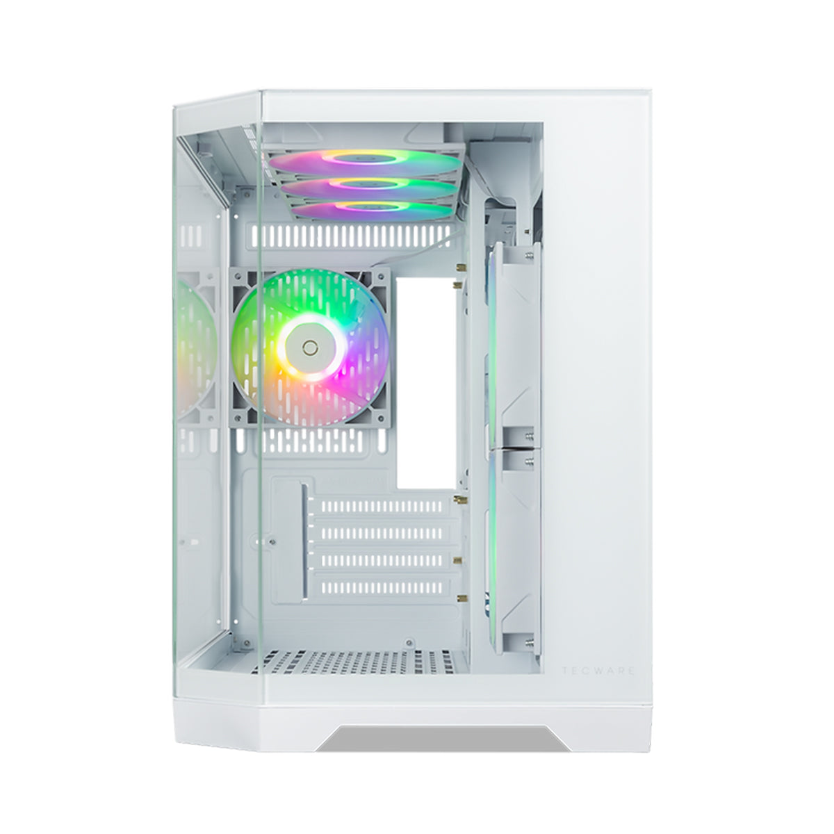 TECWARE VX TRINITY M Black / White Micro ATX (mATX) Gaming PC Case