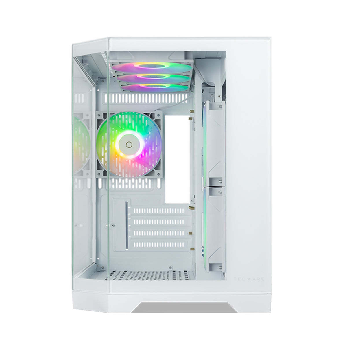 TECWARE VX TRINITY M Black / White Micro ATX (mATX) Gaming PC Case