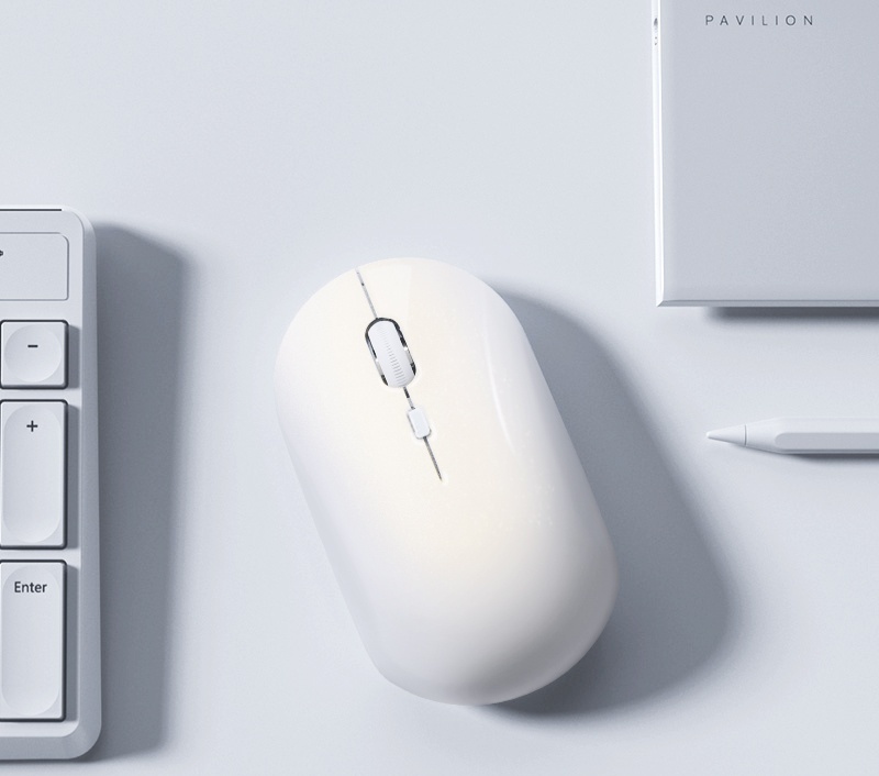  Mouse Wireless with Customizable Emojis | SilentTouch | Precision Scroll | Bluetooth | USB Multi-device