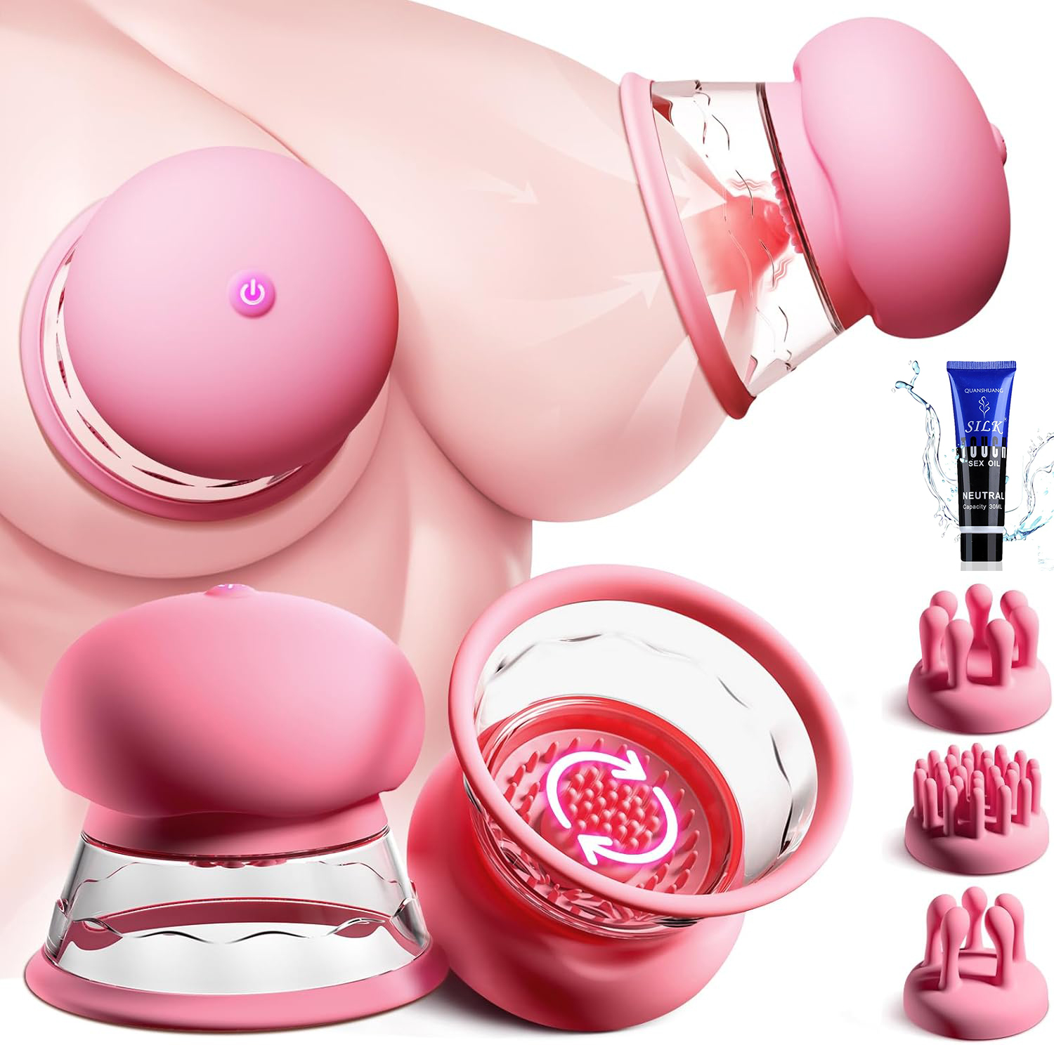 💥2025 New Product Specials😍 Rose Touch – 3 Heads, 10 Modes, One Wild Ride🌹