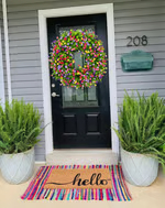 💐🎉Farmhouse Colorful Cottage Wreath(🎁Spring Hot Sale- 45%OFF🎁)
