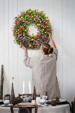 💐🎉Farmhouse Colorful Cottage Wreath(🎁Spring Hot Sale- 45%OFF🎁)
