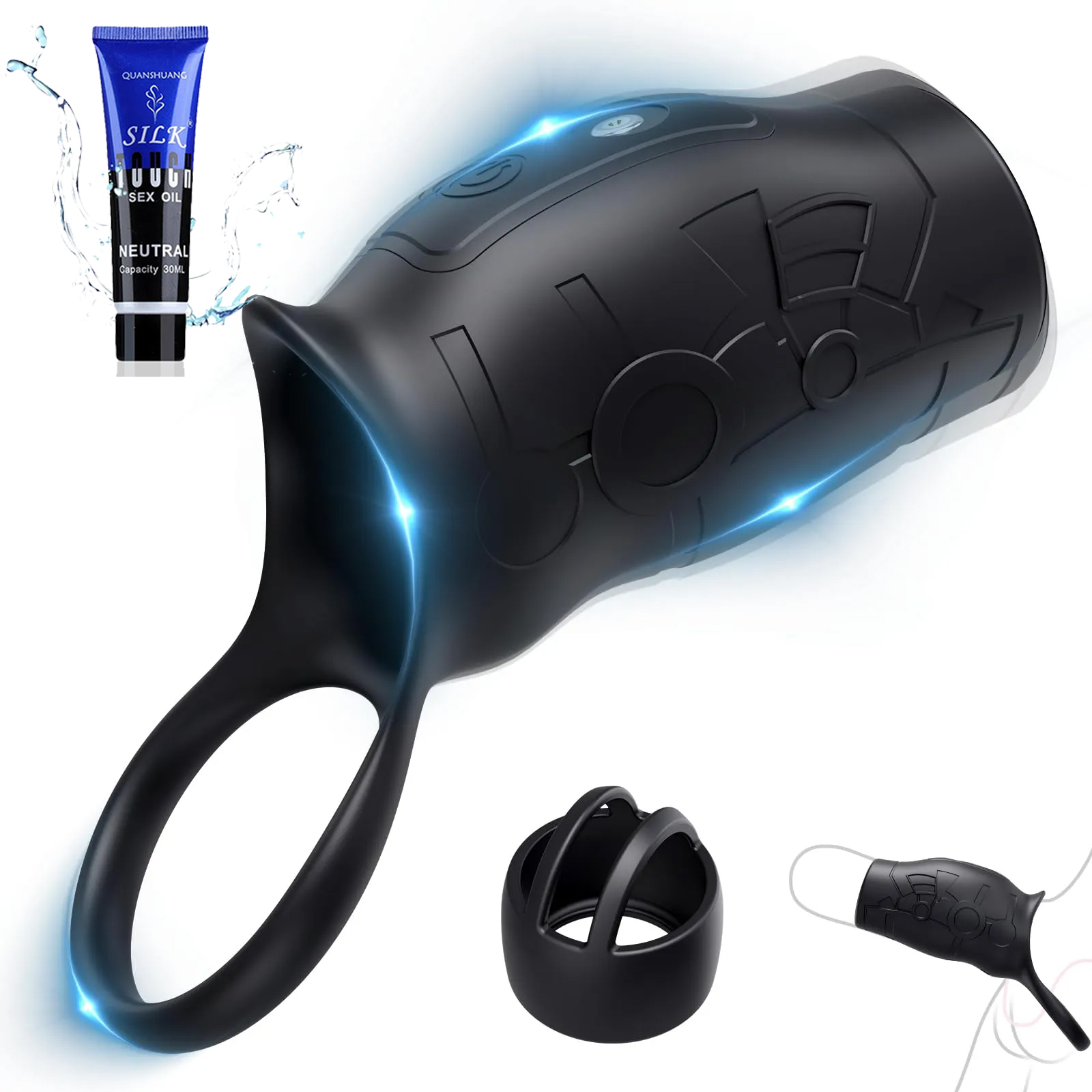 😍2025 Hot Selling 3-in-1 Vibrating Penis Sleeve🎁 - 💋G-spot Armor🚀