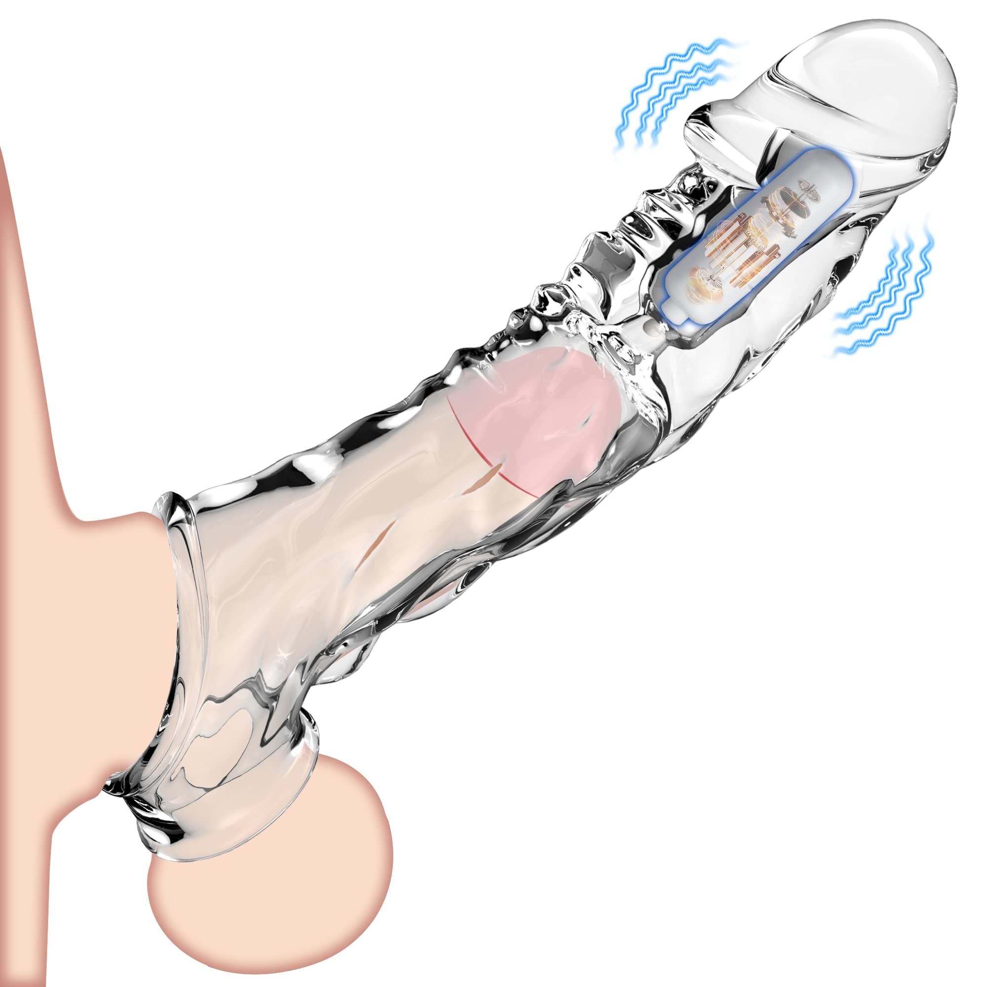 🔥🎁2024 latest hot style low price 💥💥-Reusable penis extension vibrator😍