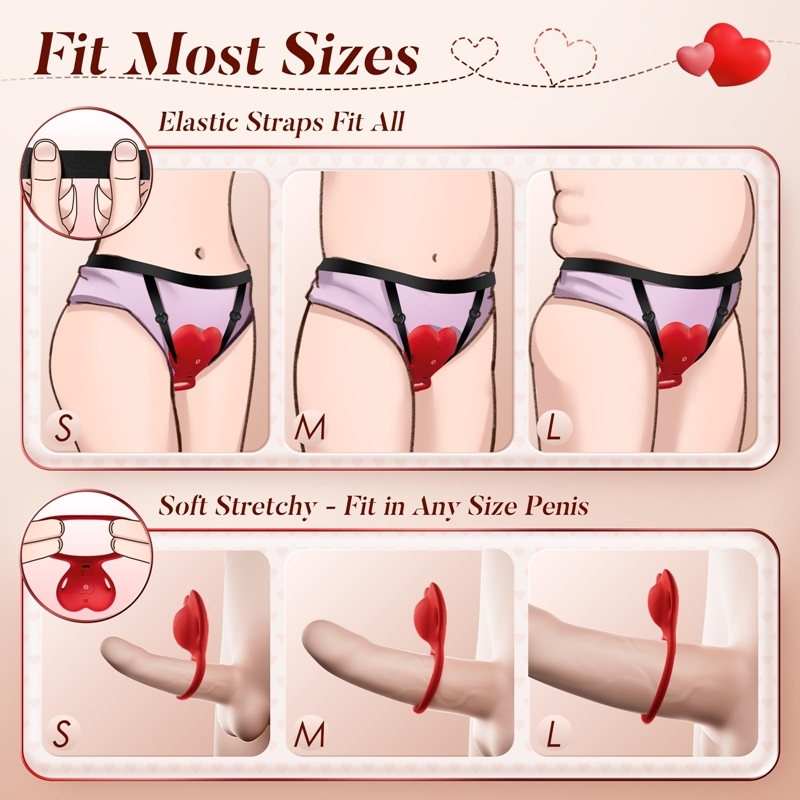 💥 Low Stock Alert! 🔥Couple's Vibrator - Ace of Hearts 💑