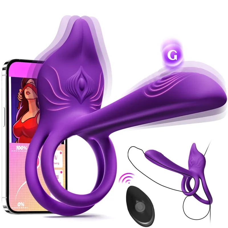 🔥🎁Enchanted Girl Luxe Smart Vibrating Ring – App-Controlled Pleasure for Couples 💫